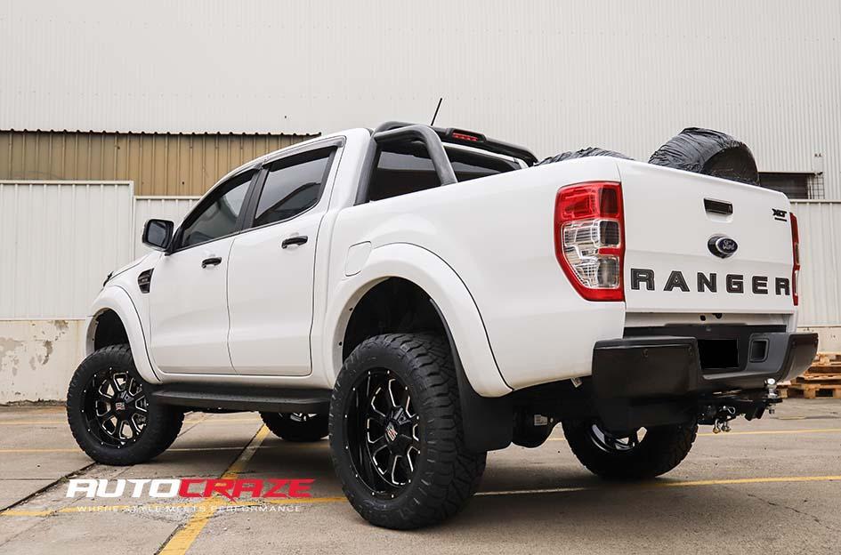 FORD RANGER BUCK 25 XD GLOSS BLACK MILLED ACCENTS